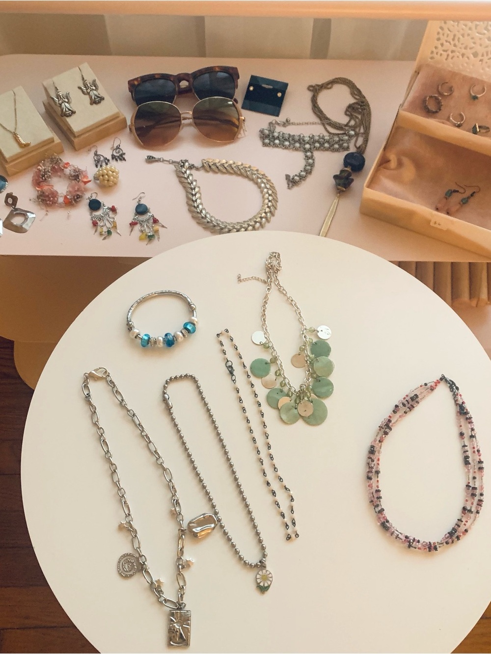 29 piece vintage + handmade jewelry bundle